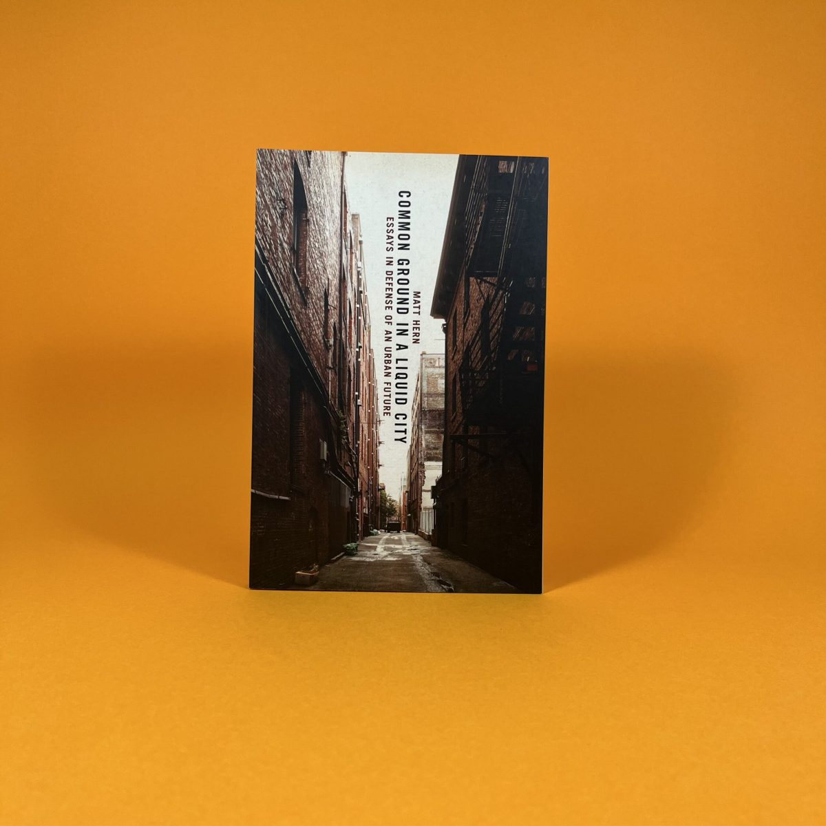 Common Ground in a Liquid City: Essays in Defense of an Urban Future